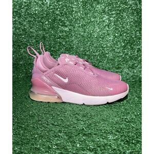 Nike Air Max 270 GS Flamingo Pink Running Shoes Comfort Sneakers Kids Size 2Y